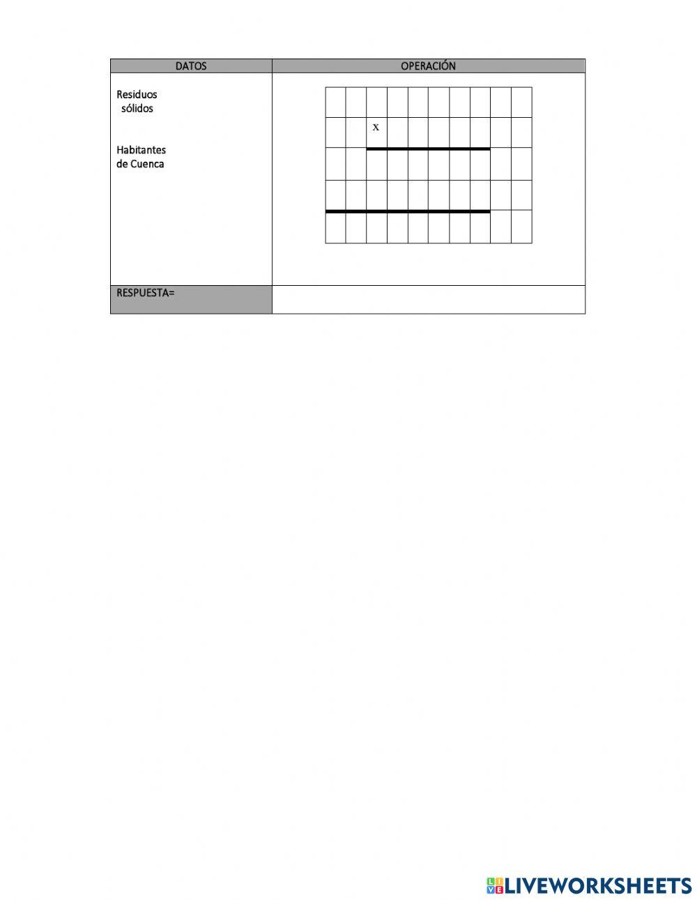 Evaluación de Matemática