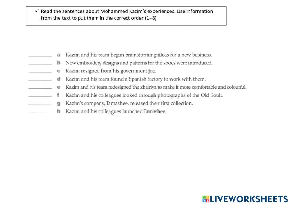 Lesson 1-2 Meet an Entrepreneur