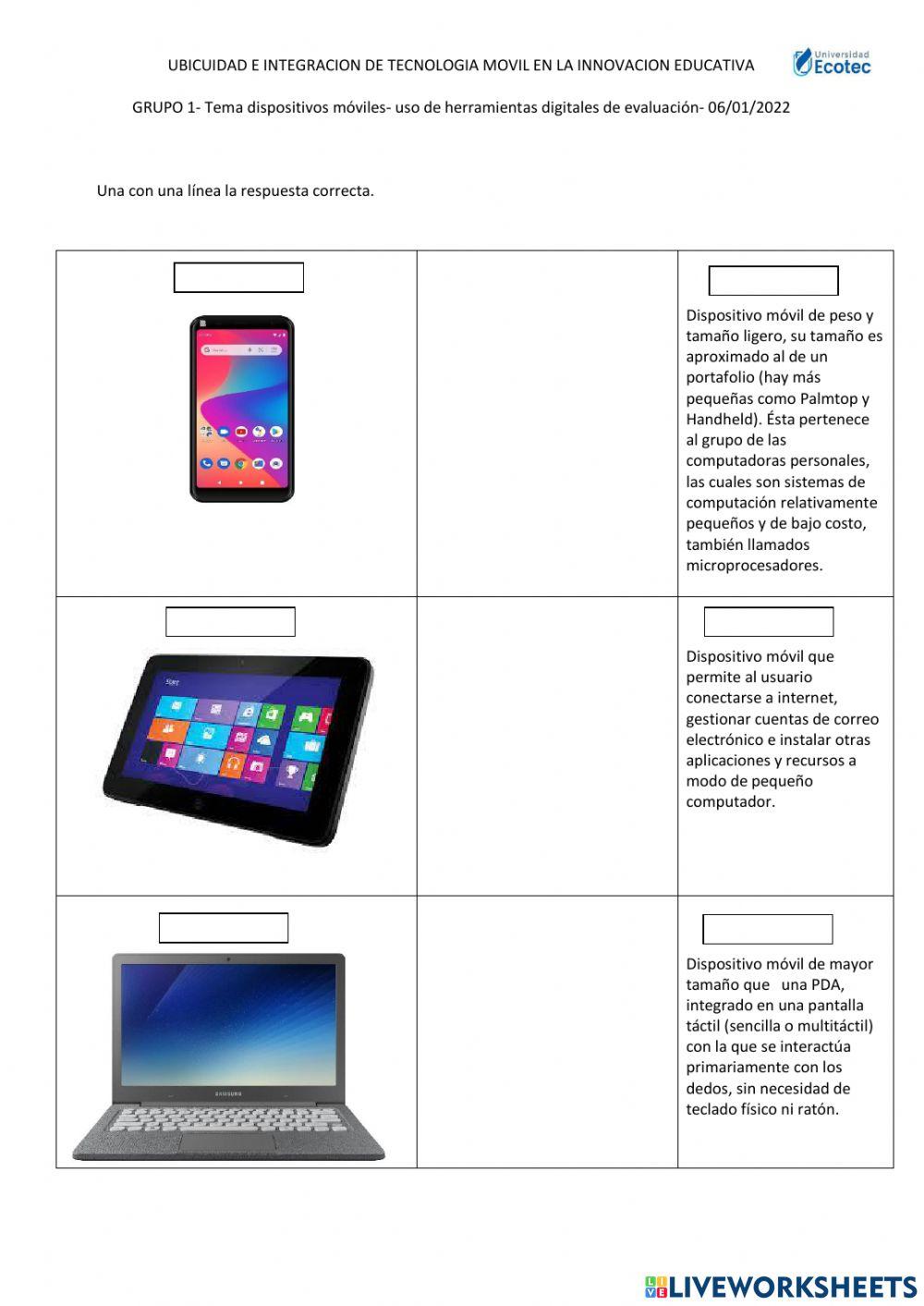 Dispositivos móviles
