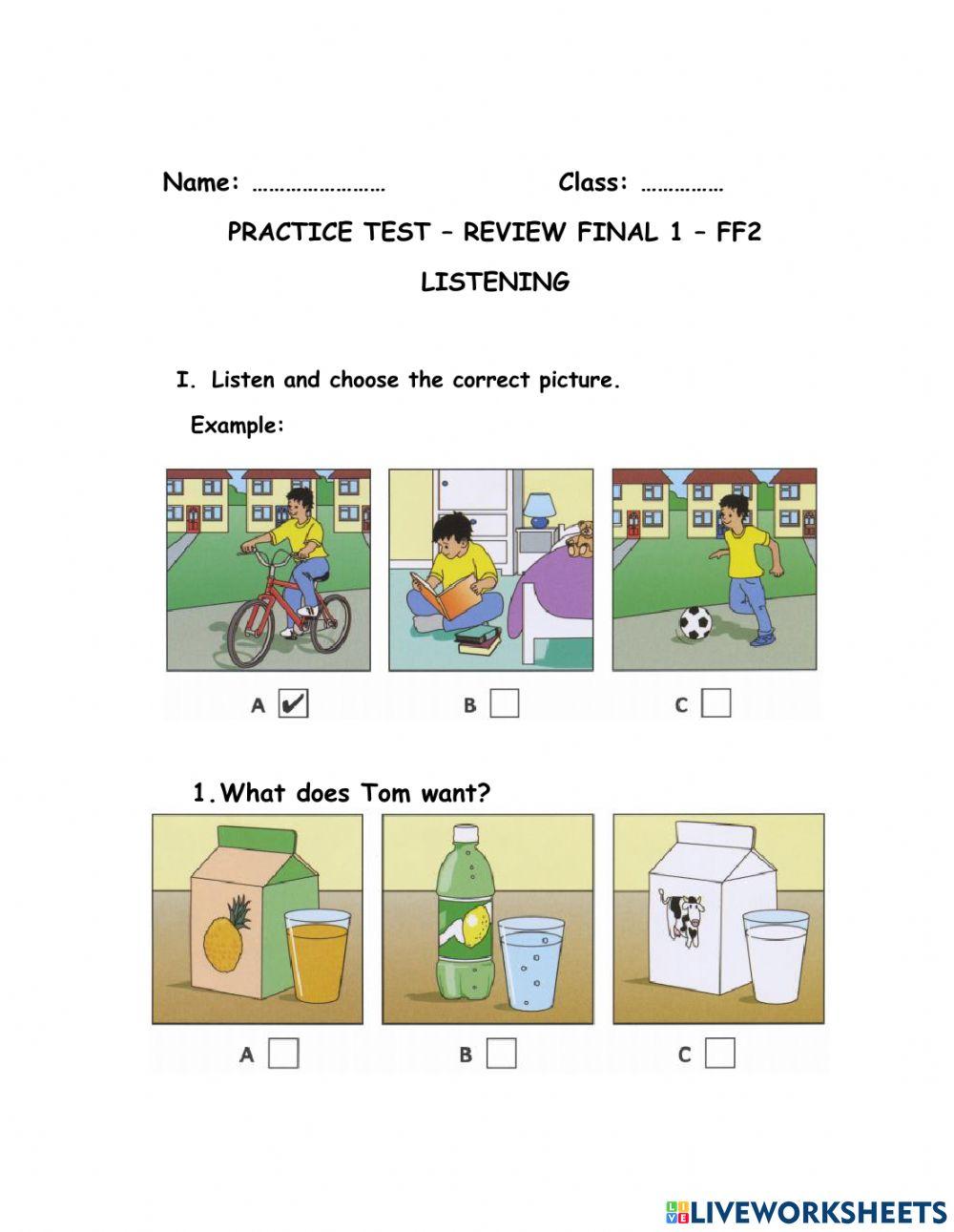 Practice test-Final 1-FF2