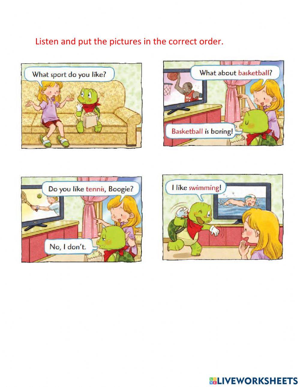 What sport do you like