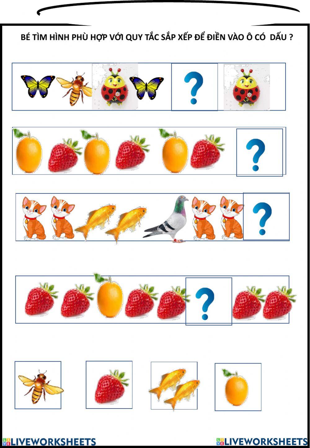 Sắp xếp theo quy tắc