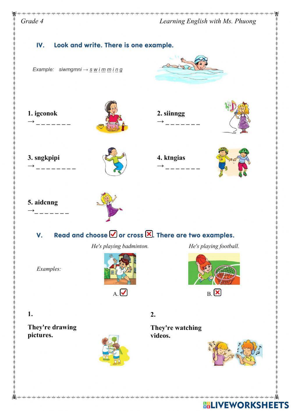 English 4 - 1st Final Term Test