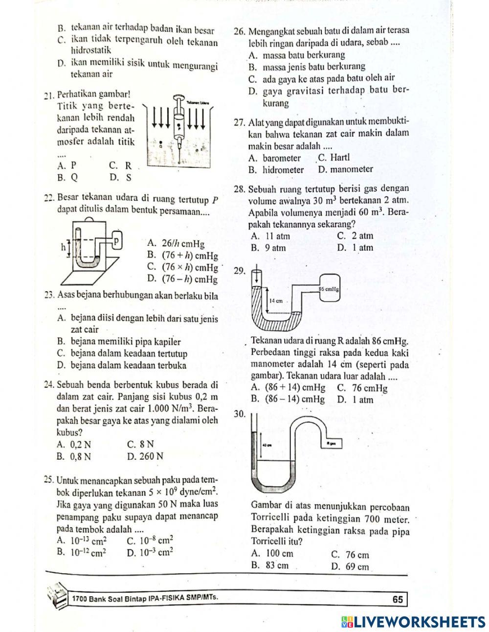 Fisika bab 7 Tekanan