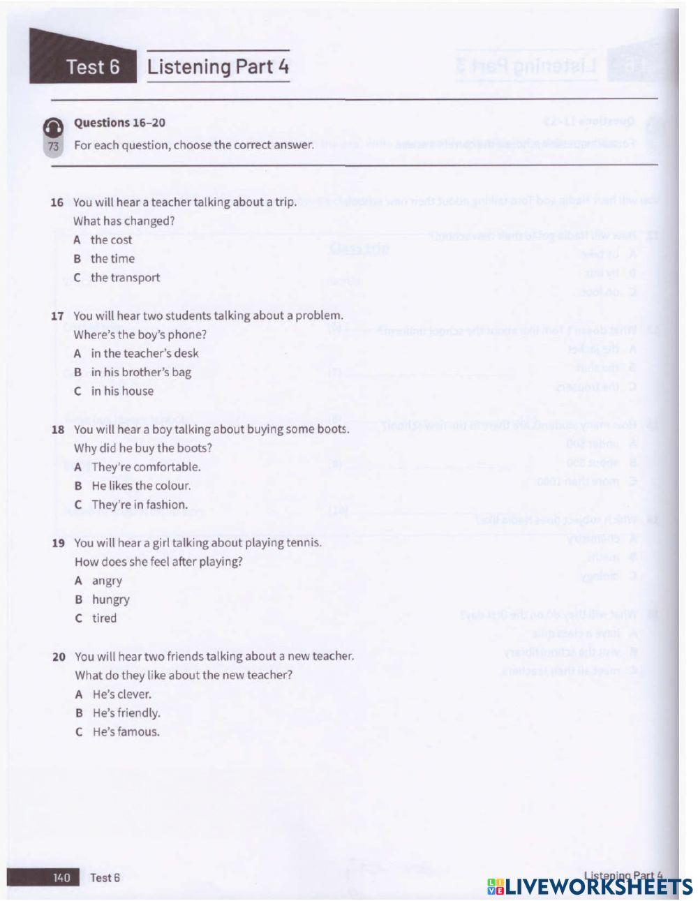 KFS TRAINERS TE… | Free Interactive Worksheets | 3520659