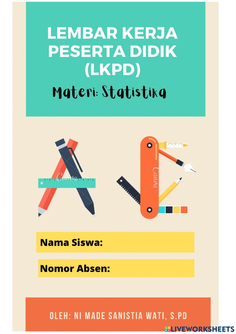 LKPD Statistika 1 (Data berkelompok)