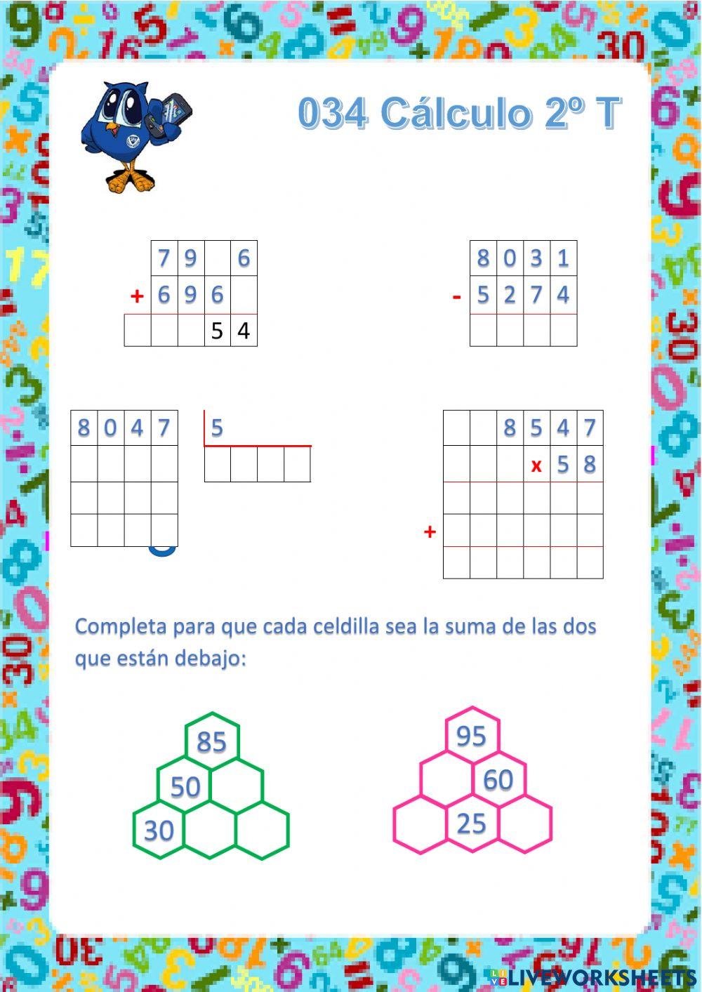 034 CÁLCULO 2º Trimestre
