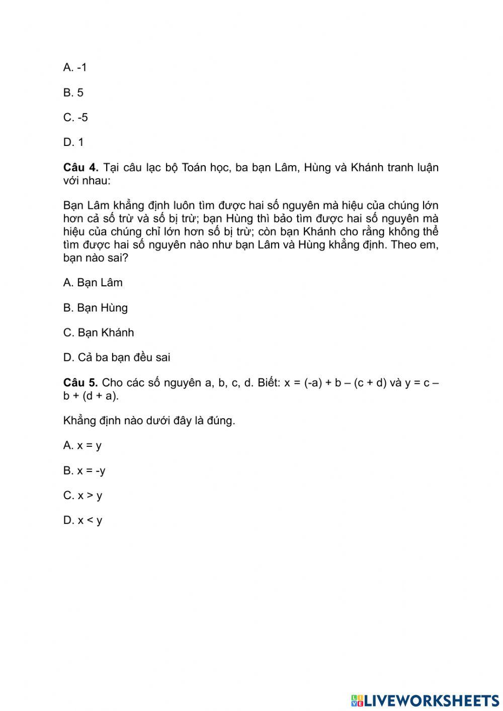 Math 6 1775472 | fabookmaker | Live Worksheets