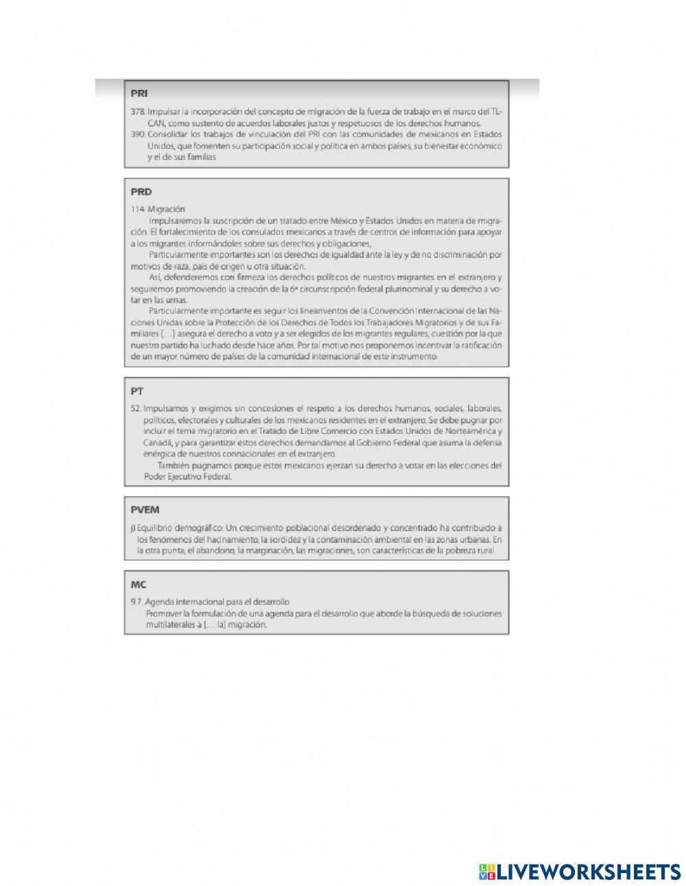 Sistema político Mexicano