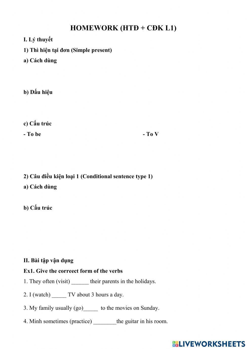 Ht9-Hiện tại đơn-câu điều kiện loại 1