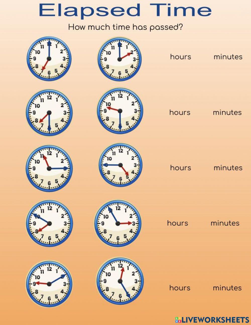 Elapsed time Elapsed time