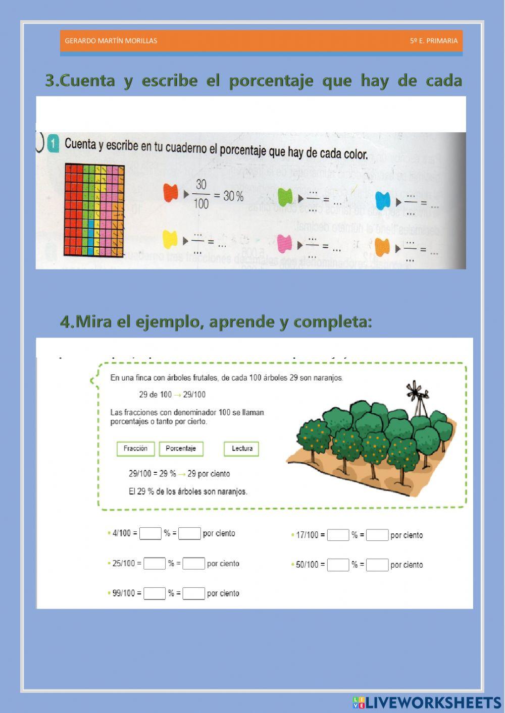 Cálculo y operaciones. Ficha 15.