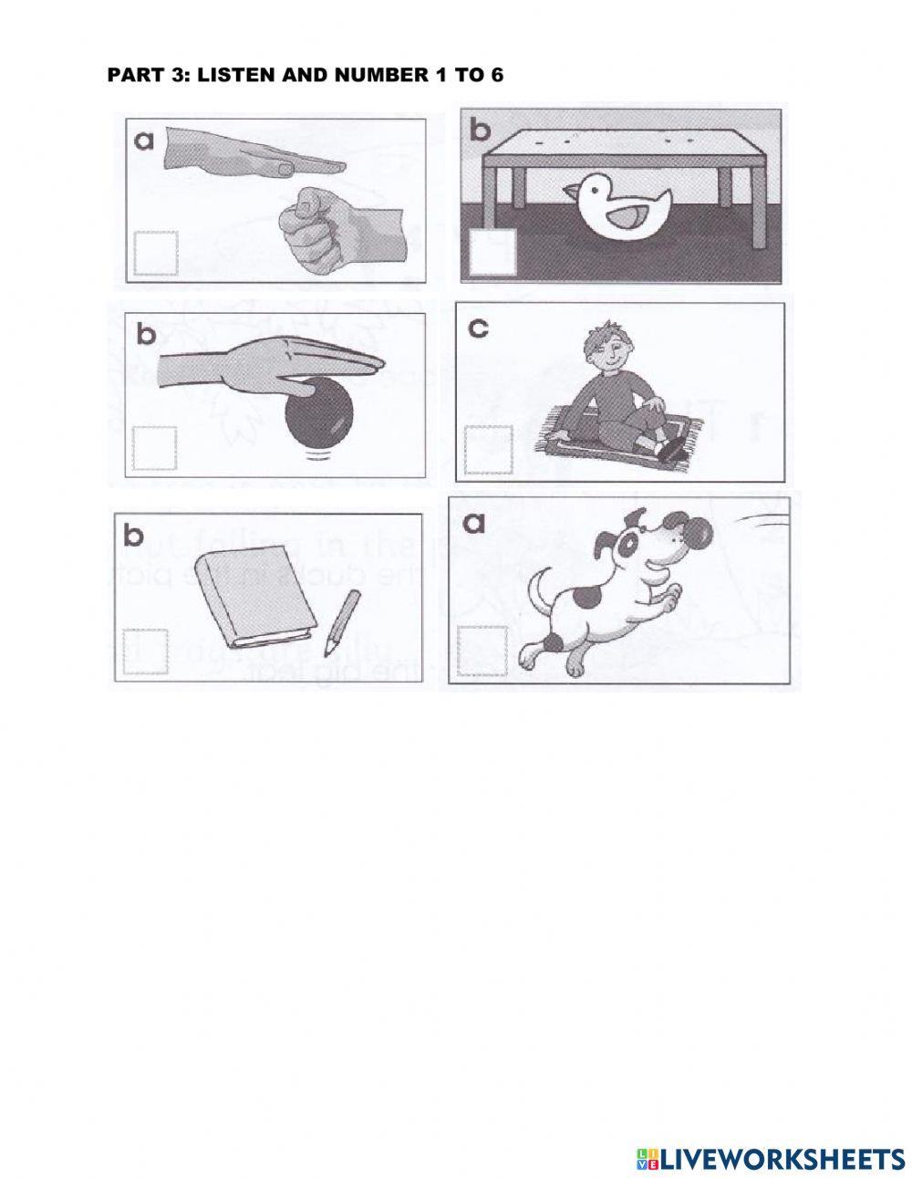 Listening grade 1 term 1