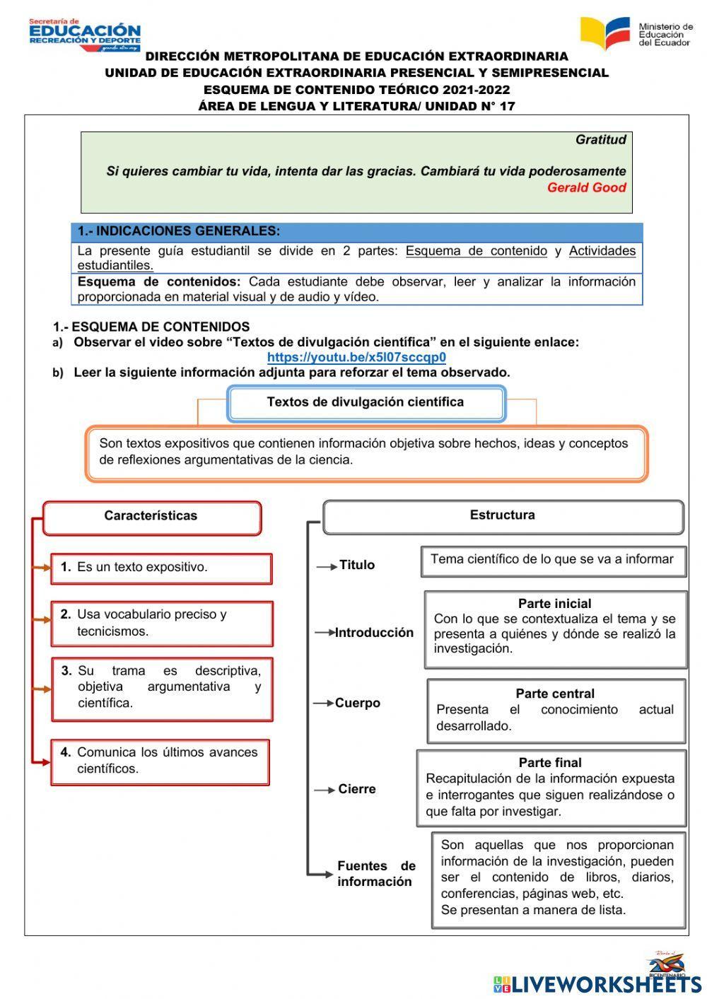 Textos de divulgacion cientifica