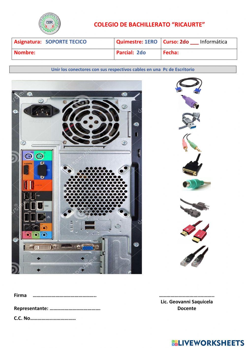 Instalacio de un pc desktop