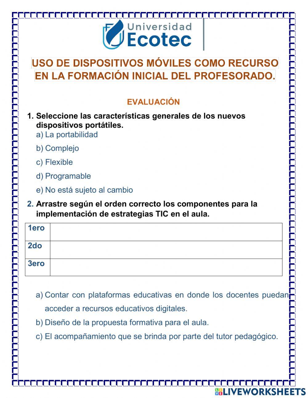 Uso de dispositivos moviles