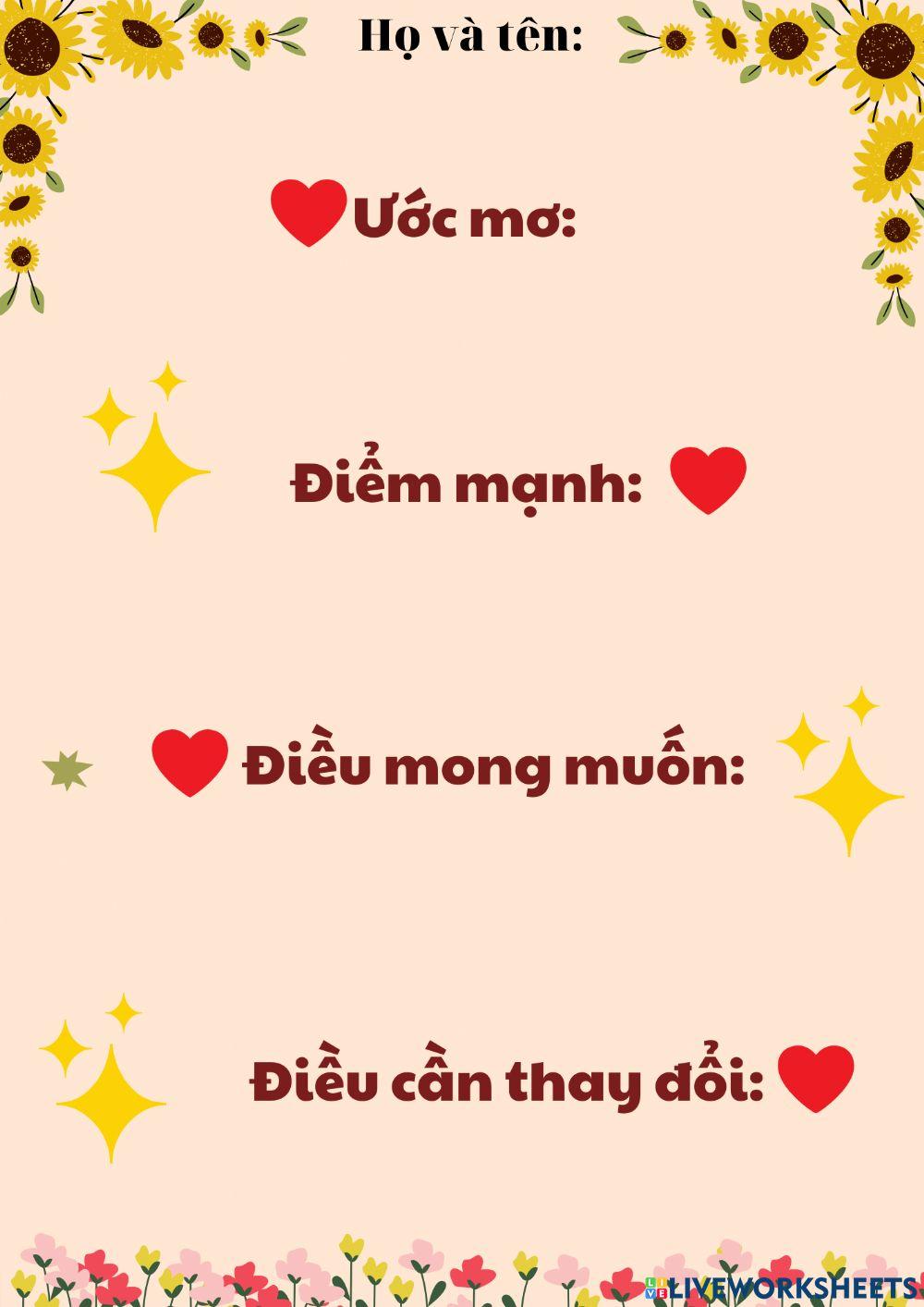 Trang giới thiệu bản thân