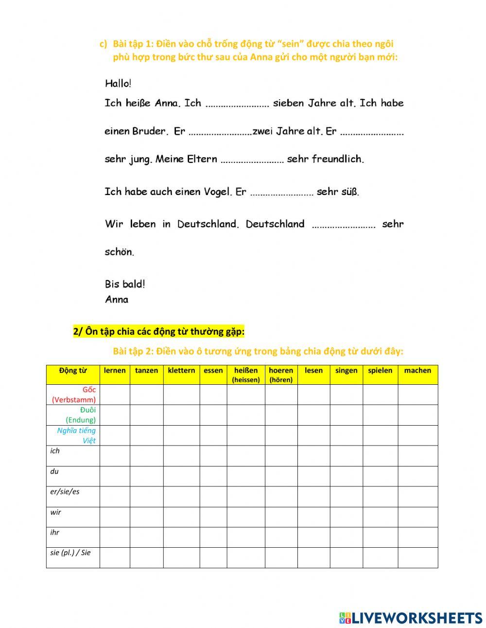 6C-W15-Phiếu bài tập NHÓM-Chia động từ 2