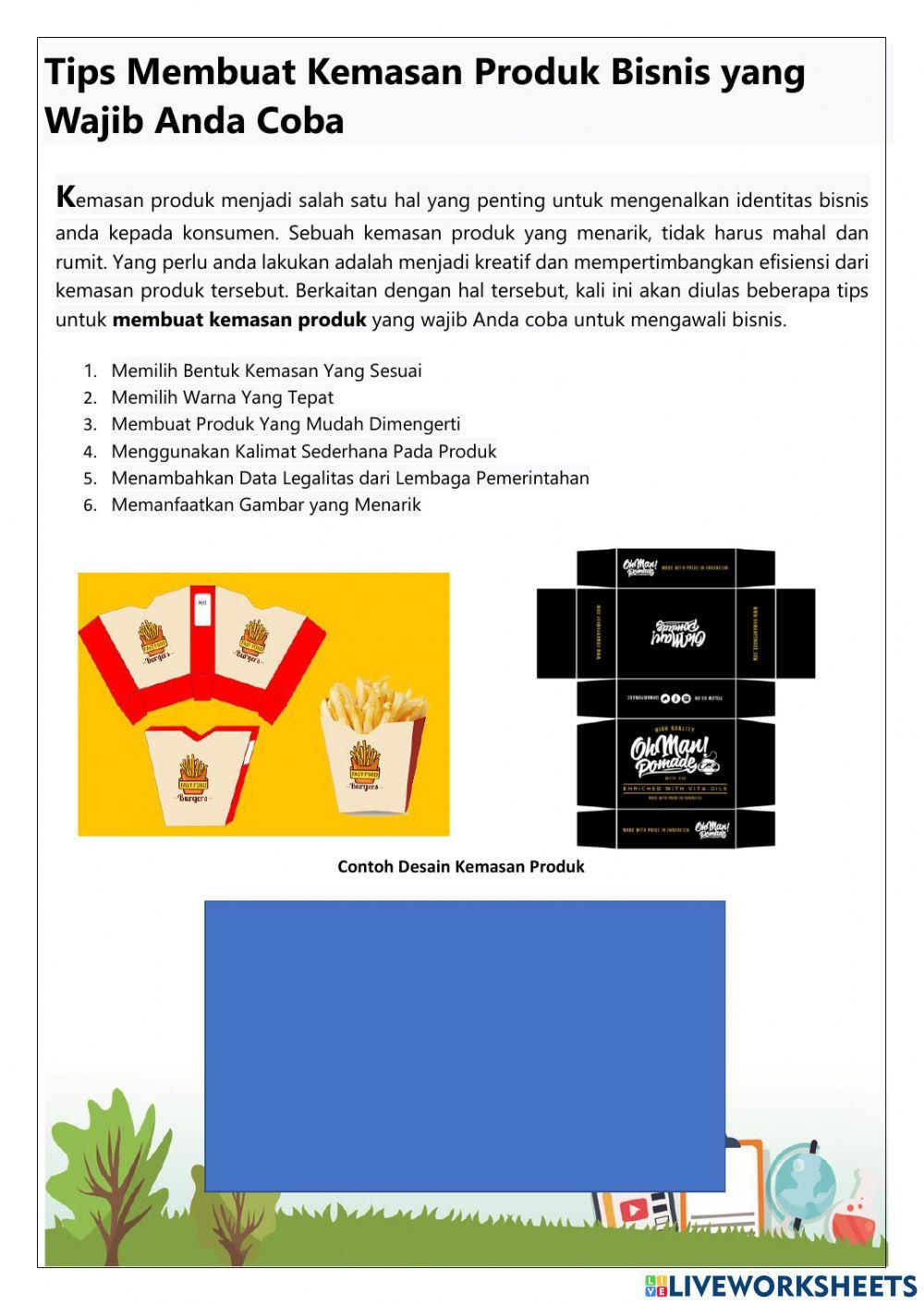 Produktif Kreatif dan Kewirausahaan