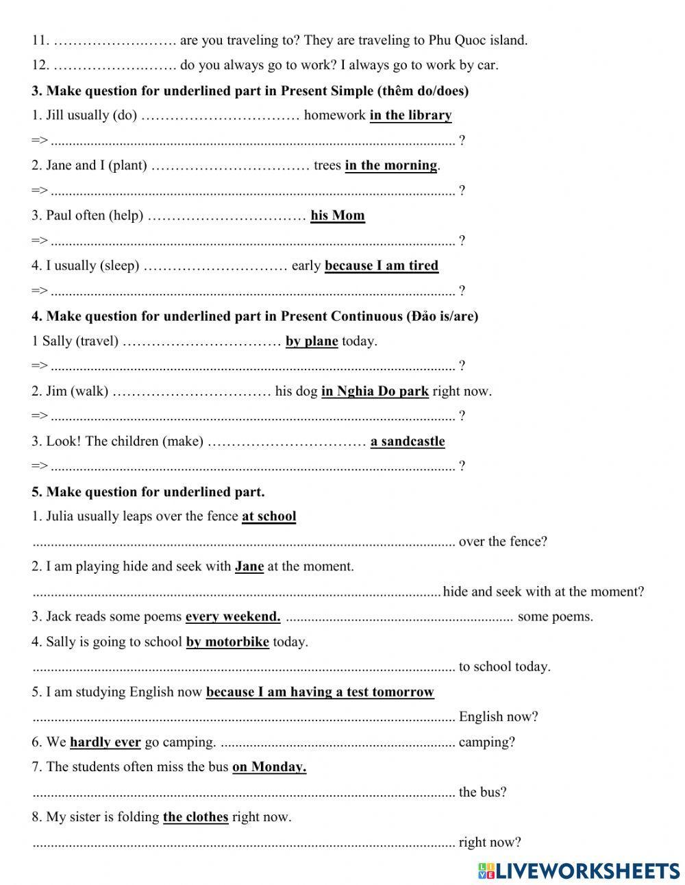 Song Vy - Question review