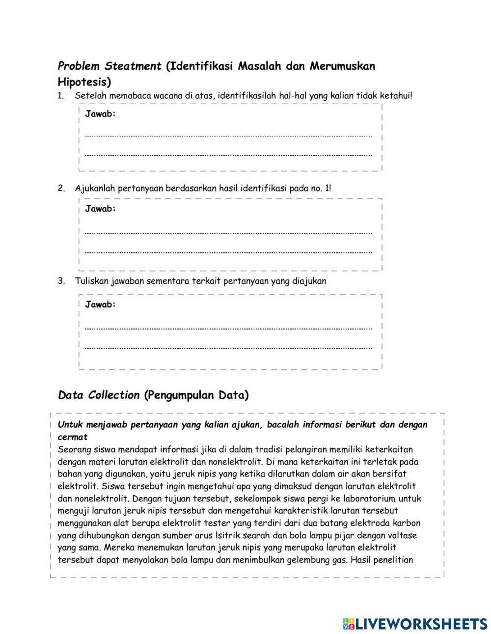 Larutan Elektolit dan Nonelektrolit