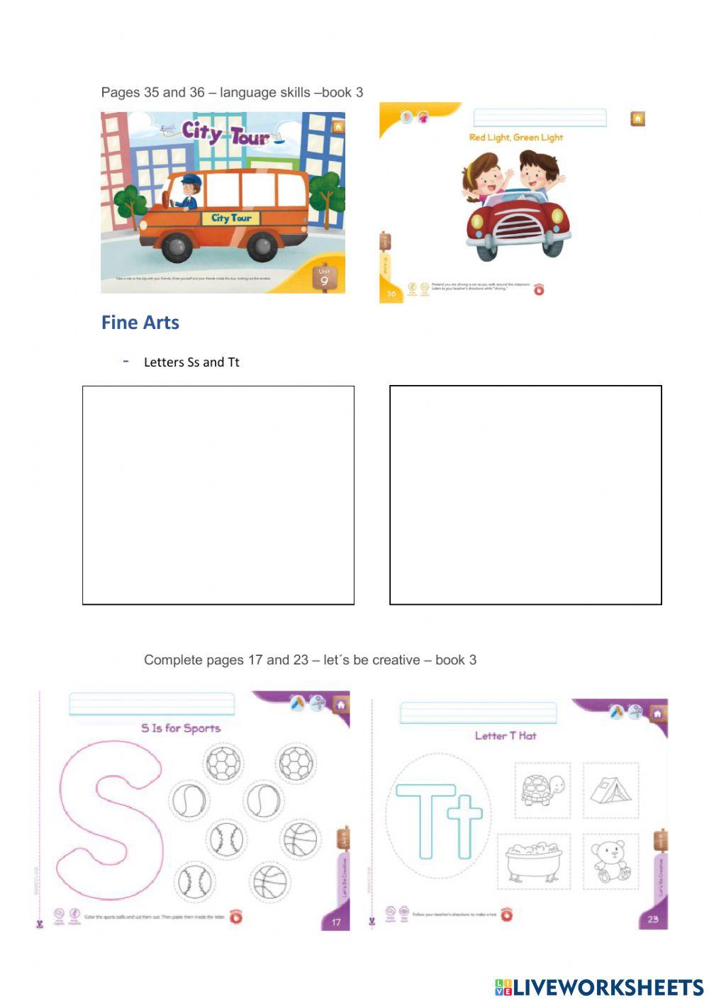 Weekly activities 34