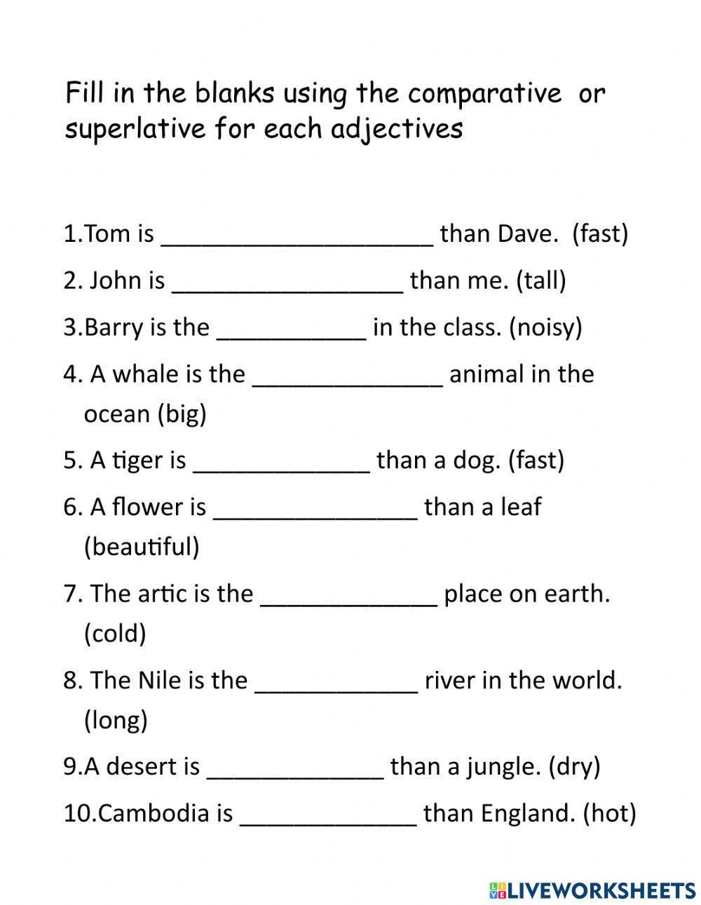 Comparative and superlative uuriintuya live