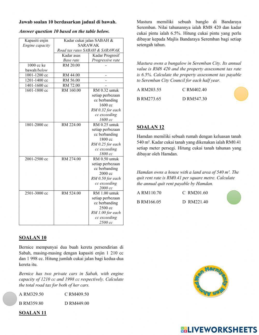 Bab 4 matematik pengguna(percukaian) Bab 4 matematik pengguna(percukaian)