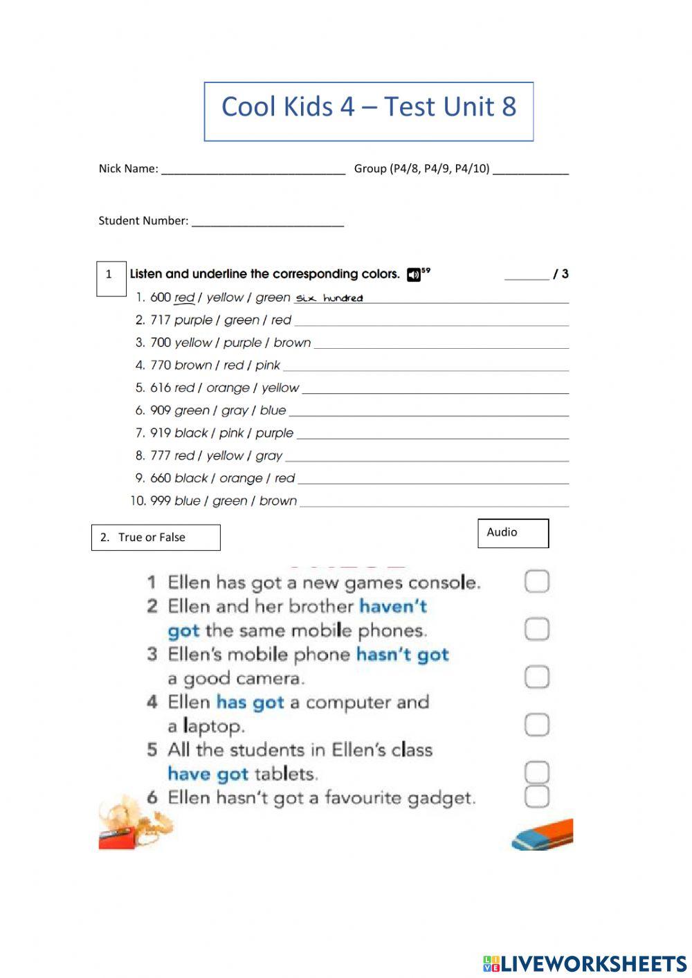 Listening Unit 8 Gadget