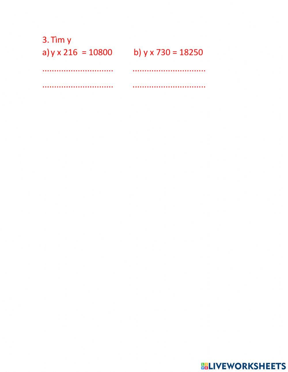 Luyện tập chia cho số có ba chữ số