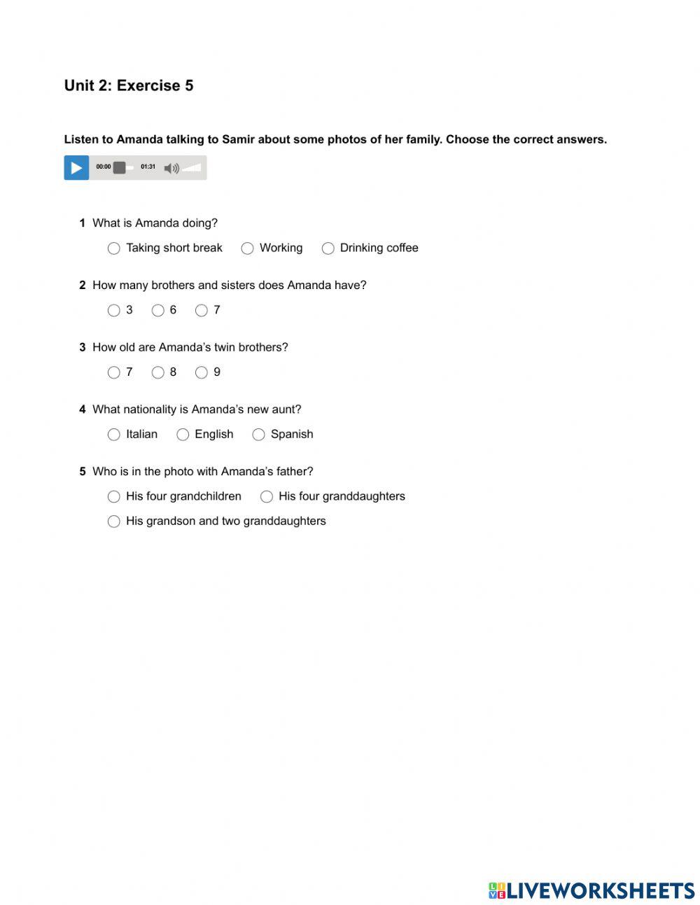 Mindset Foundation - Languague Builder Skills Modules - Unit 2 Ex5