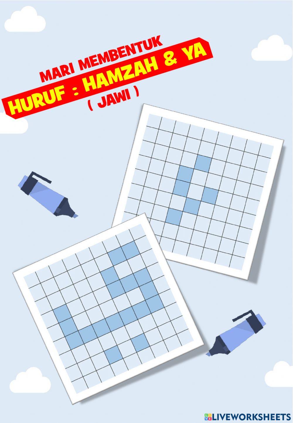 Jawi : Membentuk Huruf Jawi : 14. Hamzah - Ya (2022)