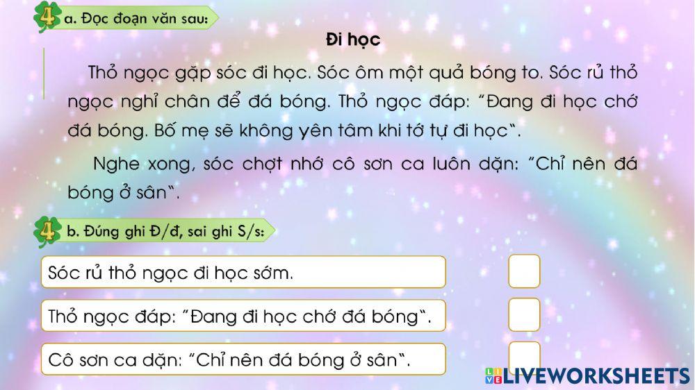 Phiêu ôn tập cuối tuần 16