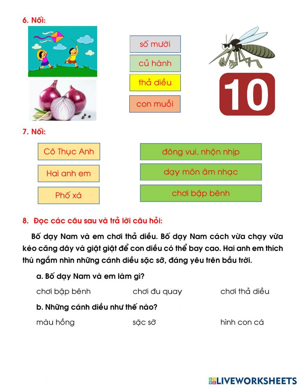 Ôn tập cuối tuần 16