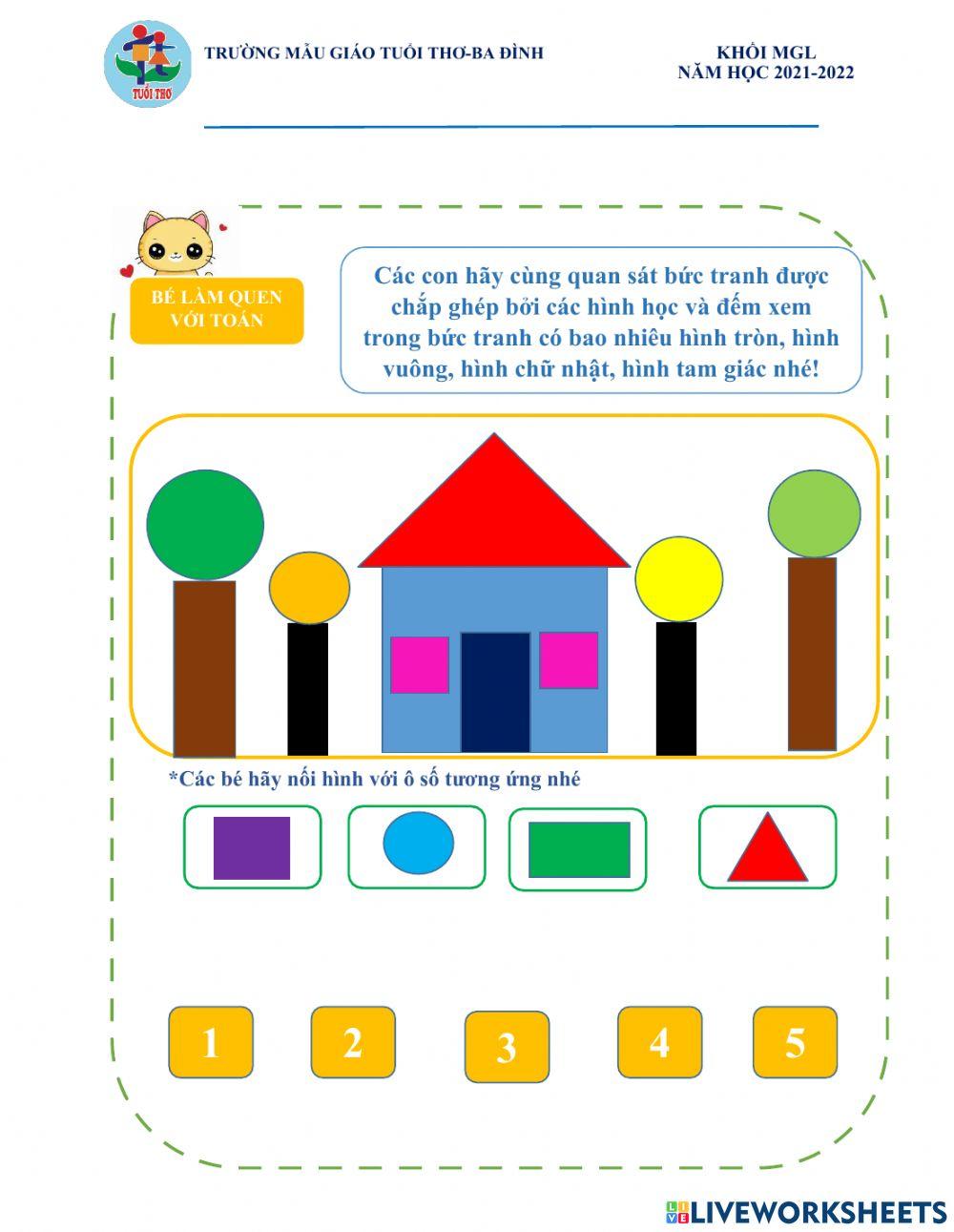 Ôn nhận biết-phân biệt hình học