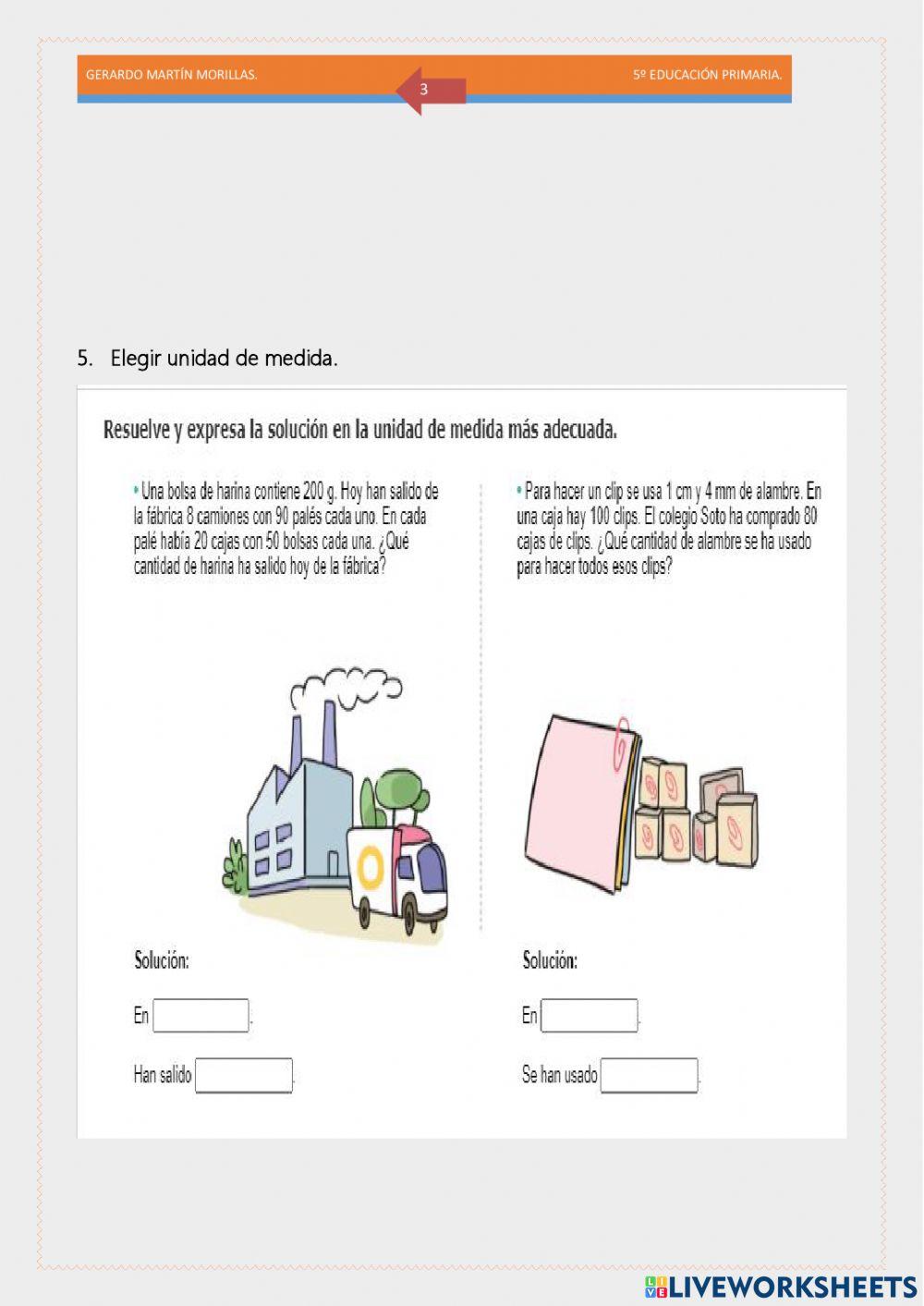 Resolución de problemas. Ficha 20.