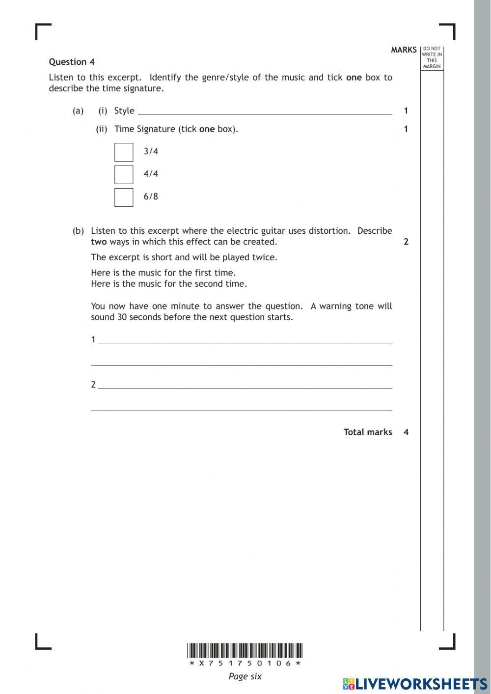 2014 Nat 5 Music Tech Paper