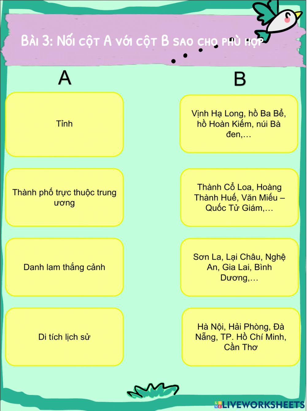 Phiếu bài tập Tiếng Việt 4 Tuần 7