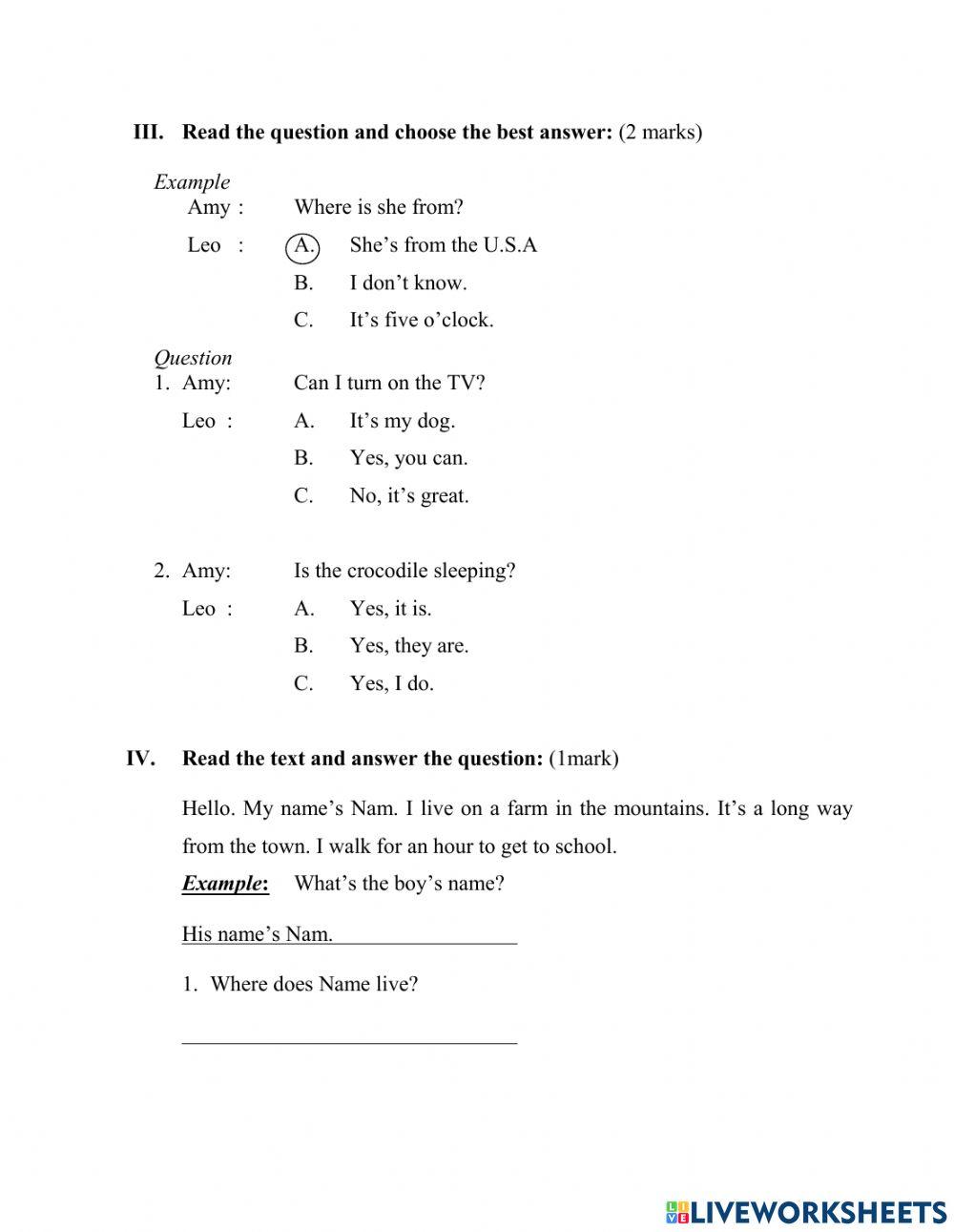 Đề thi đọc lớp 4