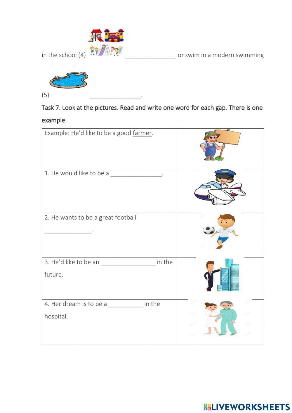 What would you like to be in the future?