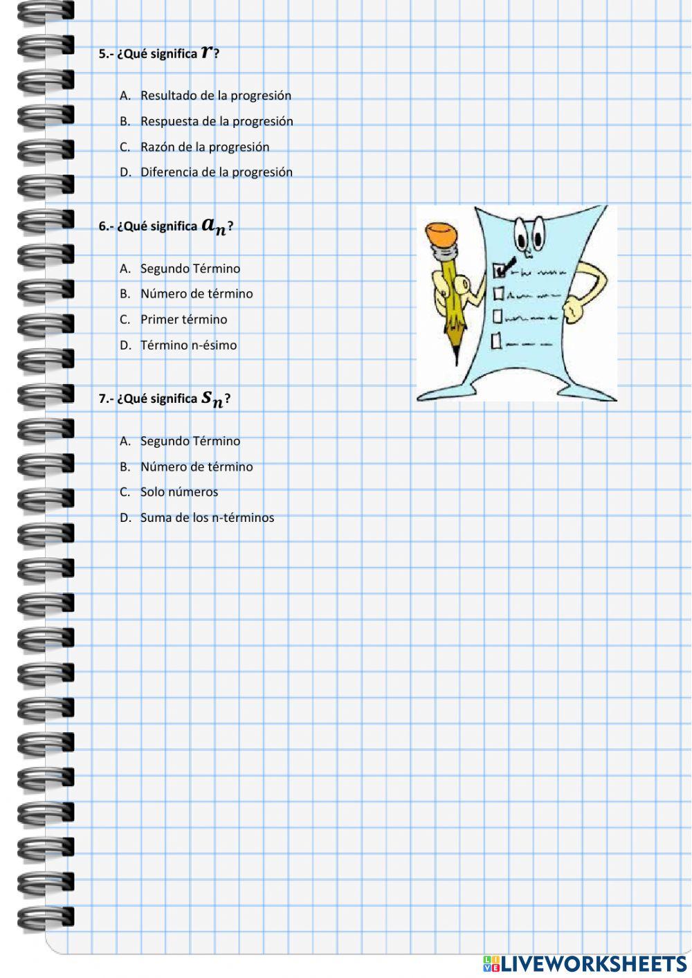 Pogresiones Geométricas para NEES
