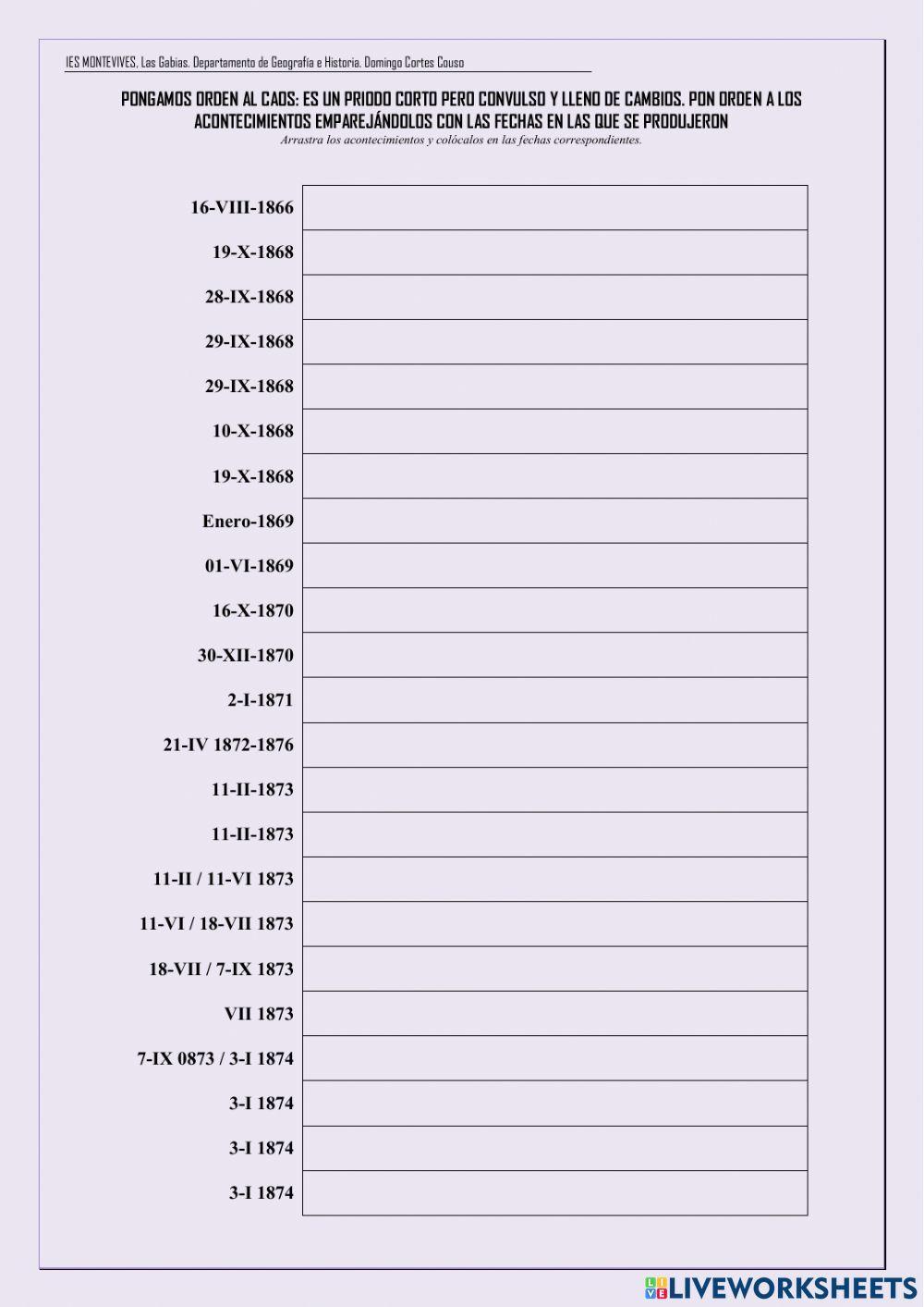 Tema 4: SEXENIO DEMOCRÁTICO
