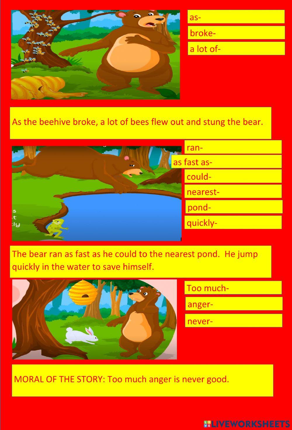 The bear and the bees