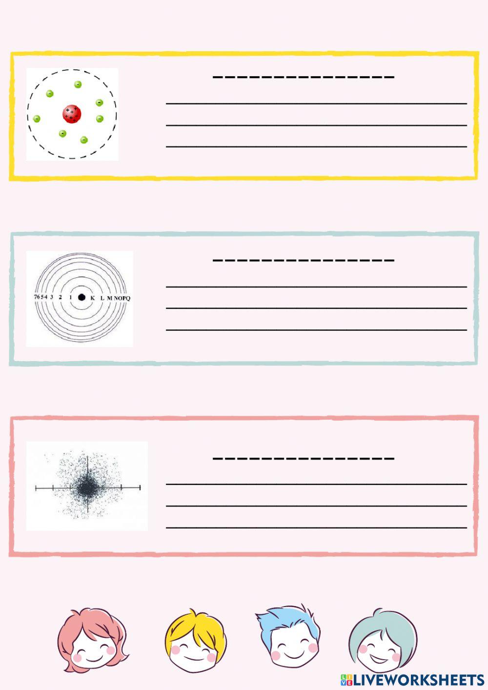 ใบงาน แบบจำลองอะตอม (แก้ไข)