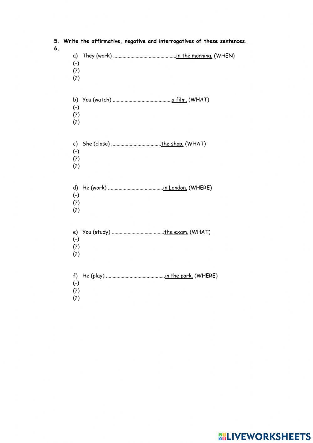 Past simple - Regular verbs