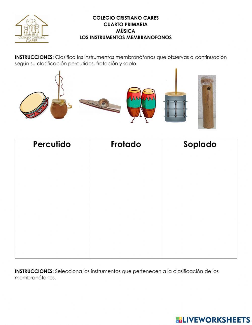 Instumentos membranofonos