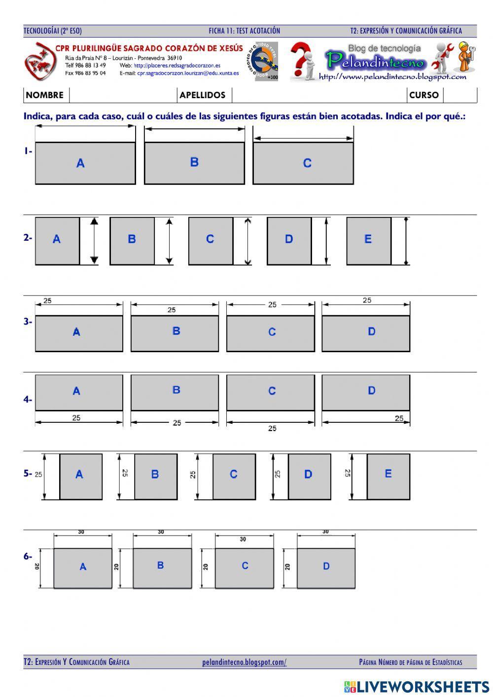 Acotación 2º eso tecno