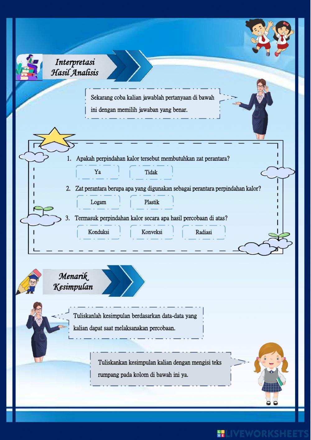 E-LKPD Perpindahan Kalor Secara Konduksi