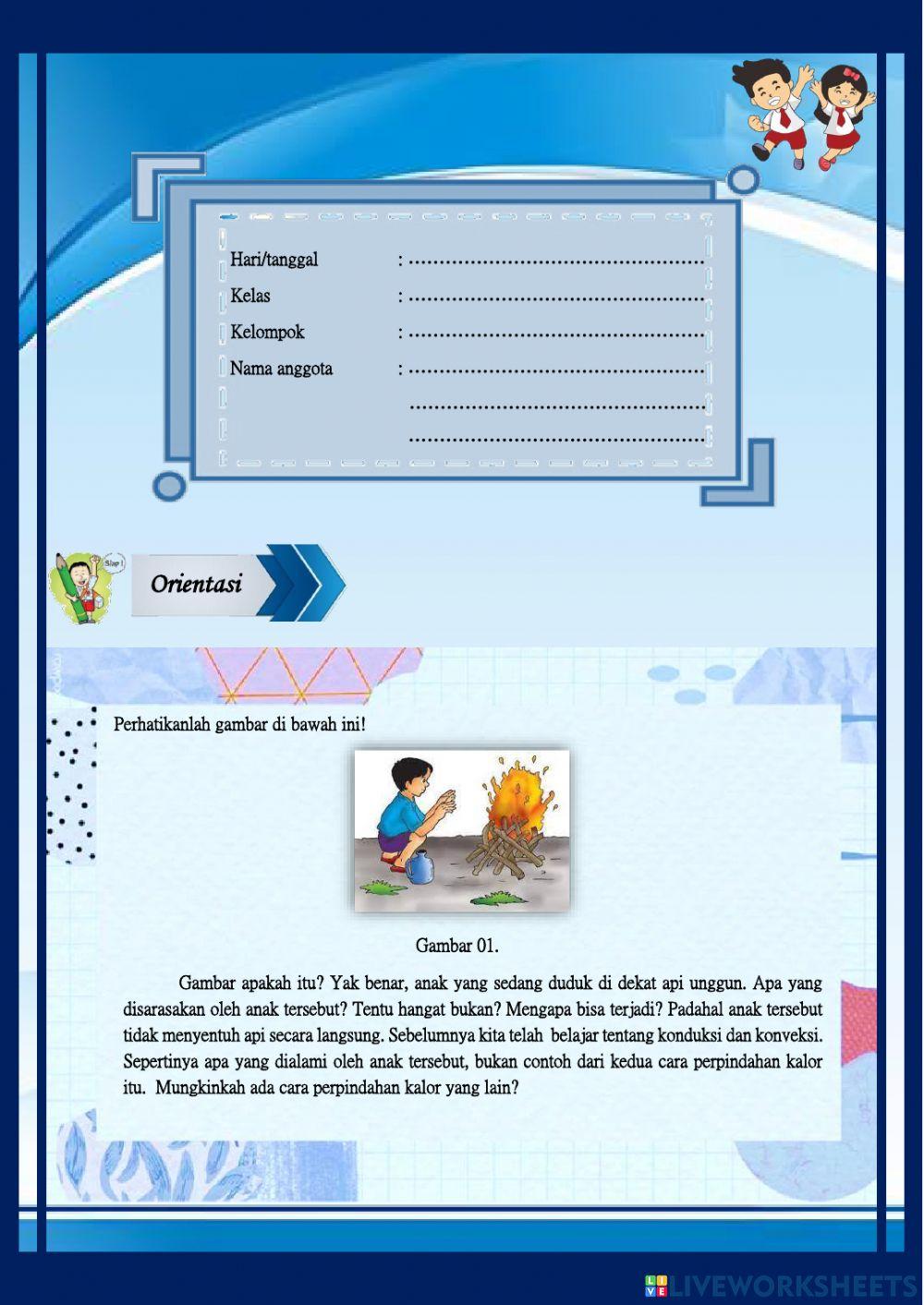 E-LKPD Perpindahan Kalor Secara Radiasi