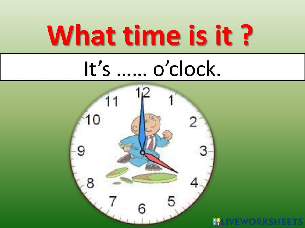 What time is it?